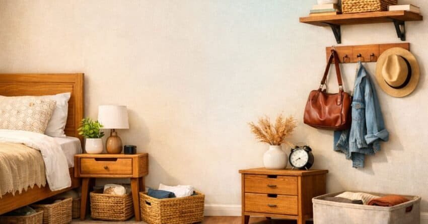 Small Bedroom Storage Hacks