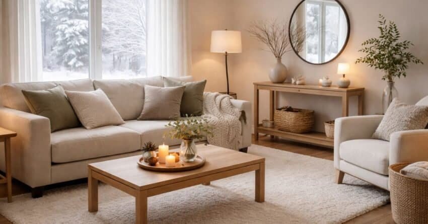 Winter Living Room Décor Ideas
